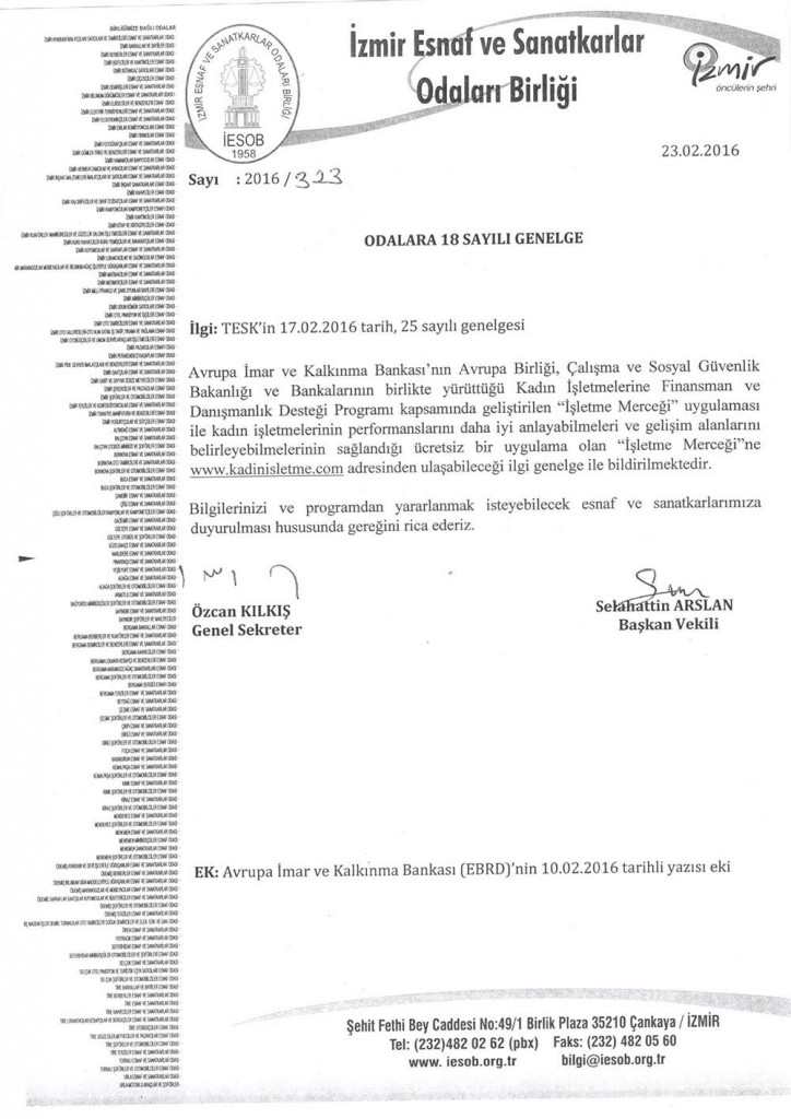 kadin destek programi